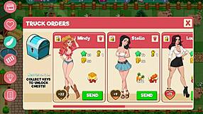 Big tits and country fantasies in Nutaku's anime-style hentai game
