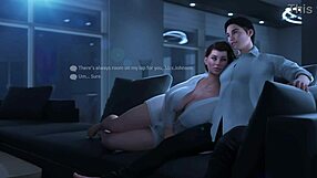 3D animated video of Ava in an apocalyptic environment
