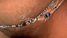 Ebony girl takes BBC deep inside her cute pussy