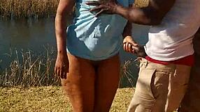 Lilpuddingbowls Gets Horny With Monster Cock Fucking Outdoors