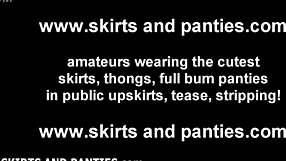 How about a good look up my skirt?