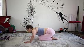 Ey, clase de yoga con mi novia culona fue puro vicio