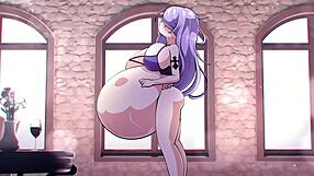 Camilla animation features oral scenes with boobs in hentai style