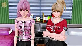 i'm exploring the harem hotel in this game, feeling excited about episode 78