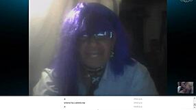 Carol Banderas performs on Mexican webcam