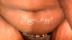 Ebony girl takes BBC deep inside her cute pussy