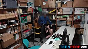 Lp Officer Marcus London Escorts Teen Suspect to Backroom for Hardcore Riding and Blackmail