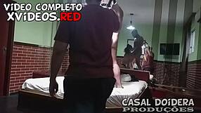First-time Latina teen Sky Sants in amateur cowgirl action