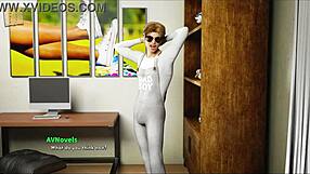 3D animated porn game with big tits and anime-like visuals