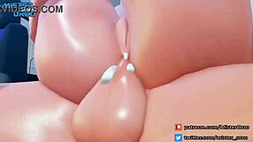 Compilation of big tits, big cock, and anal sex in anime hentai