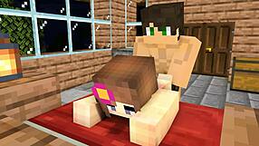 my crush called me over after school for this... minecraft animation