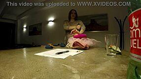 Fitness Model's Tight Pussy Stretches In Yoga