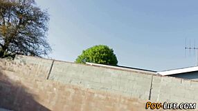 cute teen brunette pov sex