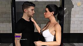 Nikki leaves intertwined 64 again in erotic 3d anime scene