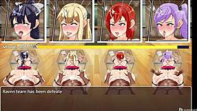 professional school gameplay in usa cartoon anime style