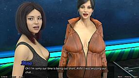 Stranded In Space 14 - Hot Milf Has A Nip Slip!