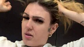 Wow! Crossdressing Sapatona Gets So Horny In Gym With See-Through Shirt!