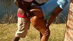 Lilpuddingbowls Gets Horny With Monster Cock Fucking Outdoors