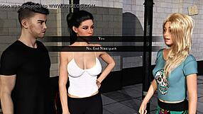 Nikki leaves intertwined 64 again in erotic 3d anime scene