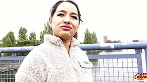 yo, german scout bangs tiny latina midget munequita enfadada in berlin