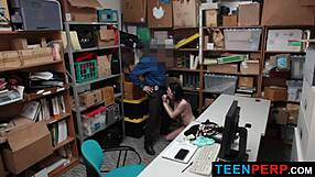 Lp Officer Marcus London Escorts Teen Suspect to Backroom for Hardcore Riding and Blackmail