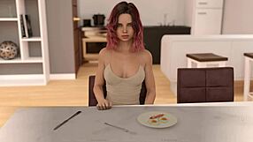 Redhead teacher whore exclaims 'Suck cock!'