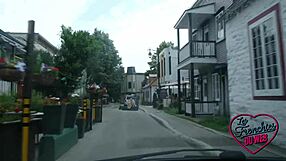 French european milf bianca in lingerie shows big tits and slutty behavior