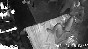 What hidden activities do hotel cameras capture in reality