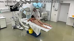 surveillance cam at real hospital with fake doctor bubble butt patient was fucked so rough