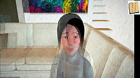 in my new family, we explore big tits and asses together