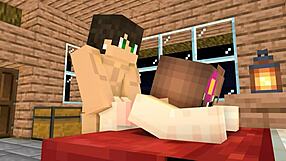 my crush called me over after school for this... minecraft animation