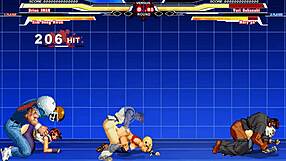 Intriguing hentai scene with Mary Angel and Yuli in 6P action