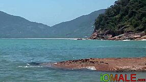 Hardcore Latino Jock Creampied After Bareback On The Beach