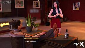 fashionbusiness fucked her pussy in the apartment with 3d cartoon.