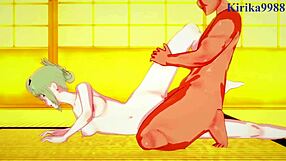 Kagura, Tae Shimura, And Tsukuyo Engage In Intense Sex With The Old Man In Gin Tama Hentai Creampie Scene