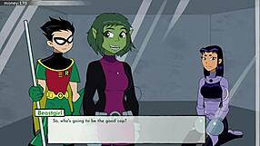 Teen Titans In Anime Game Hentai Part 31