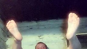 Full video of a rough policeman’s anal encounter with vodka bottle