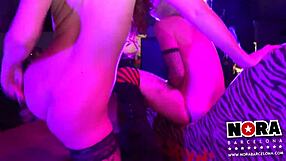 Blonde Teen Lesbians Use Strapon for Anal Assfucking