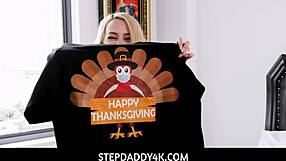 Horny Blonde Stepdaughter Thanks Stepdaddy Handjob