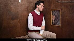 twink ryland kingsley fucked by redhead priest dacotah red in confession