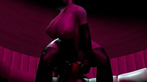 3D animated Lady Dimitrescu gets her ass pounded hard