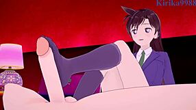 Ran Mouri and Sonoko Suzuki intense creampie sex in Detective Conan hentai.