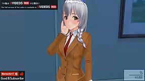 In this uncensored Japanese anime, Tessa performs handjob leading to creampie onasapo.