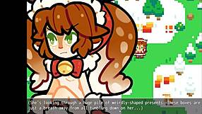 total nc xmas christmas pornplay hentai game ep 1: poppy covered in cum