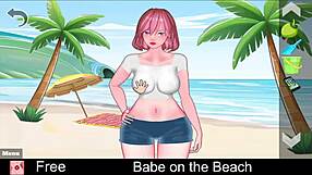 babe on the beach game