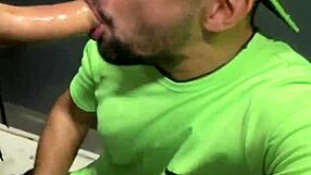 i watch gay guys with big cocks in bathroom, almost caught