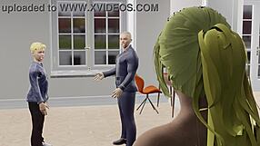 Maya In Lingerie 3some Cartoon Group 3d Anime Hentai