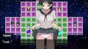 A estudante nympho gets licked and banged in village