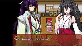 Bound maid honoka gets fingered and masturbated in bondage game