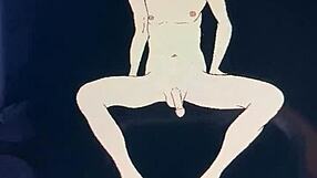 Look at His Huge Penis in Anime!